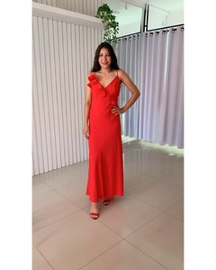VESTIDO ENVIESADO MIDI - comprar online