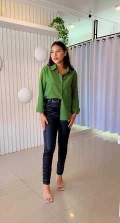Camisa social verde - loja online