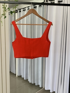 Cropped alfaiataria - comprar online
