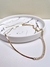 Choker fita e riviera dourado