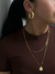 Argola tubo Letícia dourado - comprar online