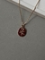Colar oval Rose dourado na internet