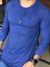 Camiseta M.artt Azul ML Suede