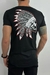 Camiseta Tribos Cocar Costas S/G Preta