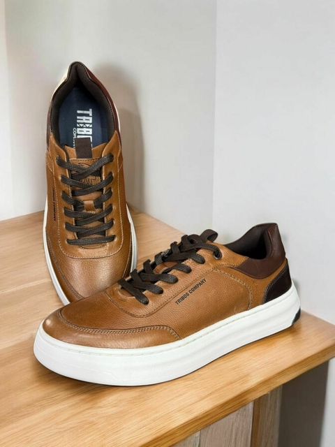 Tênis Tribos Led Confort Tan Marrom