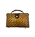 Bolsa vintage tresse com fecho baquelite tartaruga