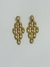 Brinco vintage 80s dourado - comprar online