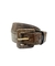 Cinto couro croco vintage
