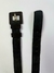 Cinto couro aveludado preto vintage - comprar online