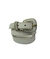 Cinto couro branco vintage