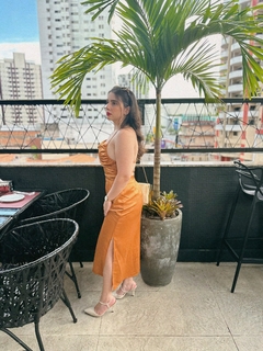 VESTIDO OCEAN DRIVE - CARAMELO - comprar online