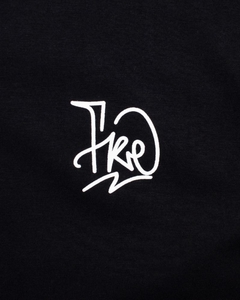 Camiseta Básica Fire Letters Fine (Preto) - comprar online