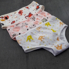 Kit Calcinha Infantil Conforto com 3 Peças - Camila Bastos Moda