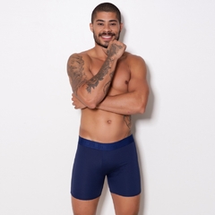 Cueca Boxer de Microfibra Comprida - Camila Bastos Moda
