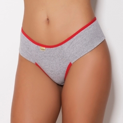 Tanga Pala Dupla em Cotton Mescla