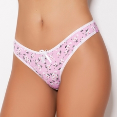 Tanga Fio Duplo Estampada - Camila Bastos Moda