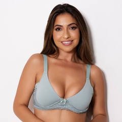 Sutiã sem Bojo com Arco e Renda - Camila Bastos Moda
