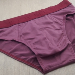 Cueca Slip Romantic Liso Elástico Bordado - Camila Bastos Moda
