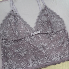 Camisola Sem Bojo Com Renda - Camila Bastos Moda