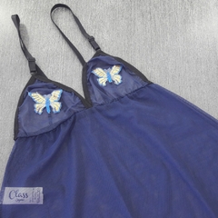 Camisola de Tule com Bordado na internet