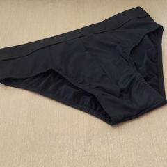 Cueca Slip Romantic Liso Elástico Bordado - Camila Bastos Moda