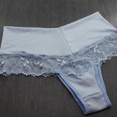 Calça Cós Duplo Detalhe Renda - loja online