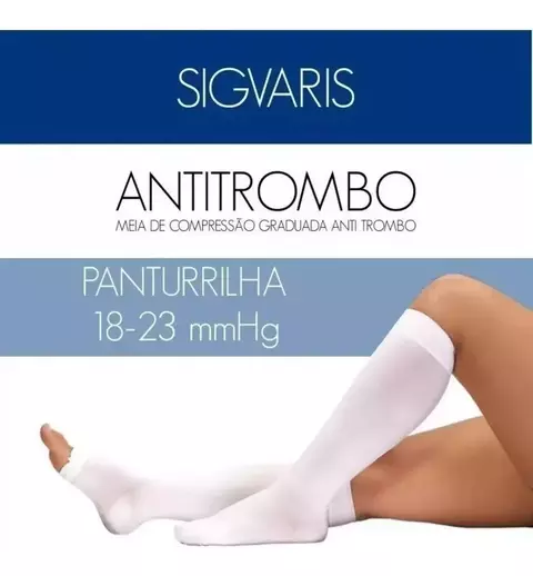 Meia Antitrombo 3/4 Sigaris Pé aberto Estéril