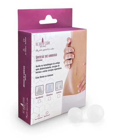 Órtese para Umbigo de Silicone Esférica 2 peças - New Form