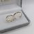 Par de Alianças Ouro 18k Anatômico 4mm