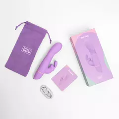 Vibrador Recarregável Sweet Vibe Revira – Movimento Vai e Vem com Estímulo Duplo