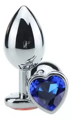 Plug Anal em Aço Inoxidável Pedra Coração - M - comprar online