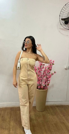 Macacão Jeans Longo - Marta Fashion