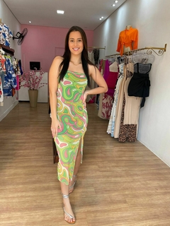 Vestido de Tule Colorido