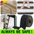 Fita Lixa Antiderrapante Adesivo Piso Externo Escada Rampa Preta Amarela 5mts/50mm - loja online