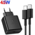 Carregador Completo Super-Rápido 45W USB-C 45w - Ecom Suprimentos