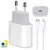 Carregador iPhone Turbo 25W Fonte + Cabo Carregamento Rápido PD 25W