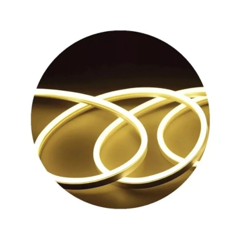 MANGUEIRA DE LED NEON FLEXIVEL BRANCO QUENTE 220V - 1 METRO