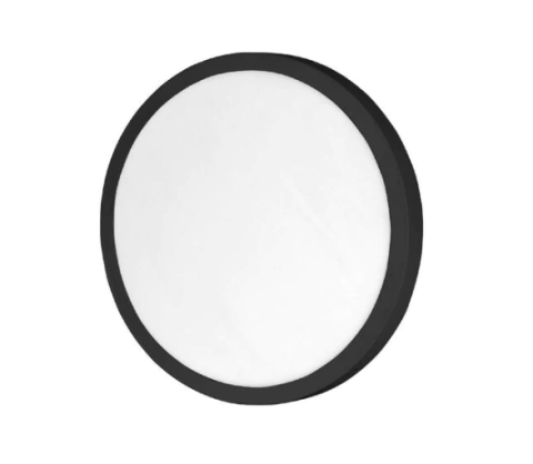 PLAFON LED SOBREPOR REDONDO PRETO 25W BF - MAYLER