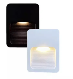 BALIZADOR DE PAREDE CX 4X2 2W BRANCO BQ - HITEC BD27 2Y