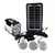 KIT SOLAR 3 LUMINARIAS + PLACA - SLXD-W30