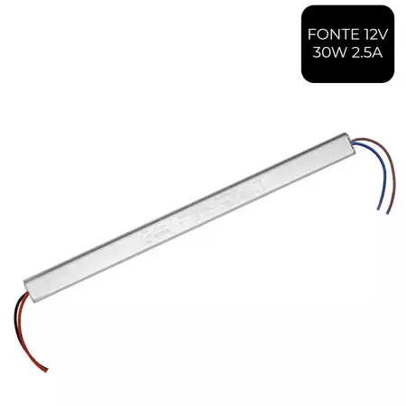 FONTE SLIM 12V 2,5A 30W - AAA TOP