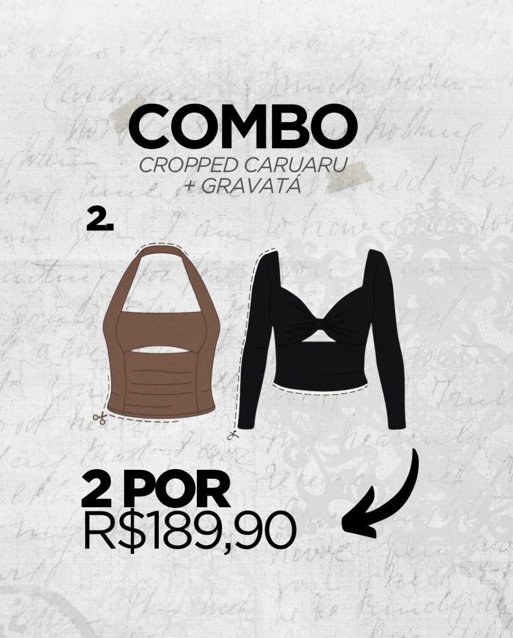 Combo Cropped Caruaru + Gravatá