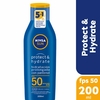 Protector solar Nivea sun protect & hydrate FPS 50 200 ml.