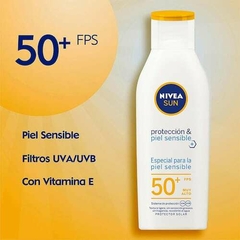 Protector Solar Nivea Sun Protect & Sensitive Fps 50+ x 200 ml - comprar online