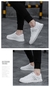 Imagem do Branco vulcanizado tênis meninos barato plana confortável sapatos masculinos primavera outono 2022 moda tênis tênis masculino
