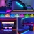 WS2812B Bluetooth LED Strip lights 5050 RGBW painel de controle Remoto + fonte de alimentação fita diodo LED neon night light para o quarto TV - comprar online