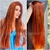 Aplique Mega Hair RUIVO INTENSO Liso 70cm