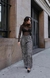 Blusa de Tule – Marrom & Preta - loja online