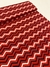 TECIDO TRICOLINE ESTAMPADO 100% ALGODÃO GEOMÉTRICO CHEVRON VERMELHO 50cmX1,50m - comprar online