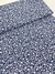 TECIDO TRICOLINE ESTAMPADO 100% ALGODÃO FLORZINHA AZUL MARINHO - 50cmX1,50m - comprar online
